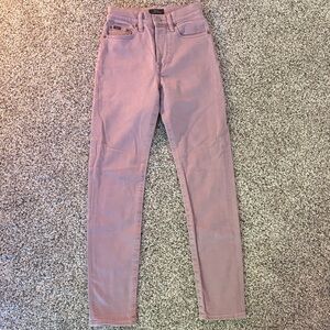 Polo by Ralph Lauren The Callen High Rise Slim Lavender Skinny Jeans 24
